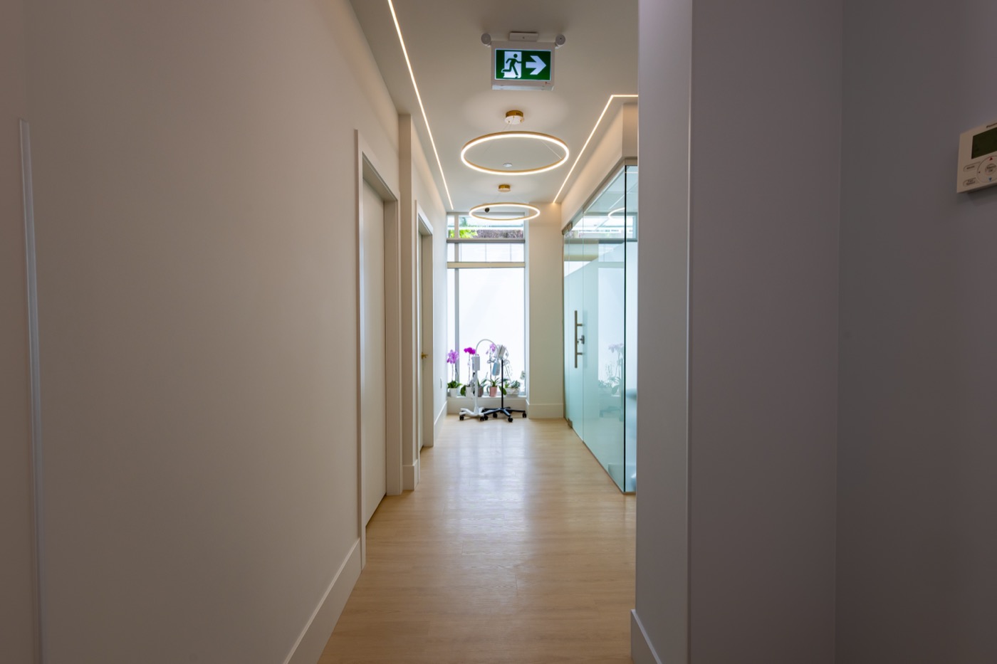 MedLux Medical clinic hallway