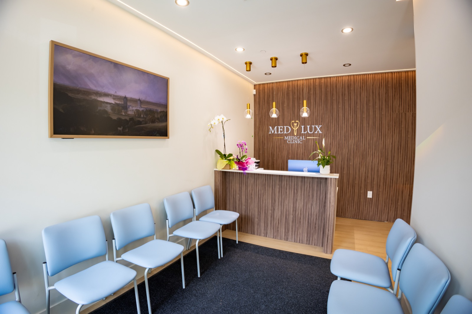 MedLux Medical waiting area and reception